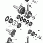 Summit SPORT 600 Коленвал и поршни
