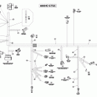 Summit X 600HO E-TEC Жгут проводов