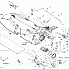 Summit X 600HO E-TEC Топливная система