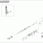 MX Z X 600RS Амортизатор в разборе передний
