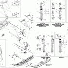 Summit X 600HO E-TEC Передняя подвеска и лыжи