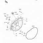800 SX-R (JS800-ABF) Крышки двигателя