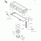 STX-15F (JT1500-ABF) Цилиндр и поршни