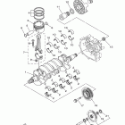 FX CRUISER SHO FX1800AK Коленчатый вал & Поршень