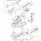 WAVE RUNNER VX CRUISER-VX1100BK VX DELUXE VX1100BK/VX1100AK Выхлопная система 2