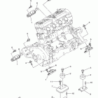 WAVERUNNER VX SPORT-VX1100CK Крепление двигателя
