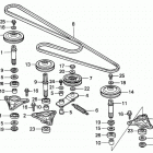 MM46 A MID-MOUNT MOWER, JPN, VIN# RAB-0000001 Blade Shaft