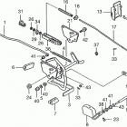 HA4118 H38A LAWN TRACTOR, USA, VIN# MZCH-6000001 Педаль тормоза