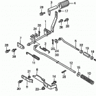 H2113 HMA LAWN TRACTOR, USA, VIN# MZBF-6200001 Pedal (2)