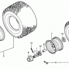 HT3810K2 SA LAWN TRACTOR, JPN, VIN# HT3810-5200001 TO HT3810-5299999 Wheel + Tire