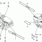 H4518H HSA-A LAWN TRACTOR, JPN, VIN# MZAT-1000001 TO MZAT-1999999 Наклейки предупреждения