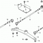 H5518 NA2-B MULTI-PURPOSE TRACTOR, JPN, VIN# TZAC-2000001 TO TZAC-2499999 Rear Steering Arm