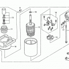 HA4118 H38A LAWN TRACTOR, USA, VIN# MZCH-6000001 Стартер