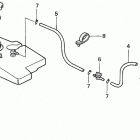 HA4118 H38A LAWN TRACTOR, USA, VIN# MZCH-6000001 Топливный бак