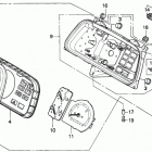 H6522 A4 COMPACT TRACTOR, JPN, VIN# TZAD-1000001 TO TZAD-1001869 Combination Meter