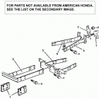 FL6555 A LAWN TRACTOR, USA Fl6555 - Loader Sub-frame