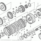H6522 A4 COMPACT TRACTOR, JPN, VIN# TZAD-1000001 TO TZAD-1001869 Mainshaft