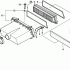 H4514H HSA-A LAWN TRACTOR, JPN, VIN# MZAS-1000001 TO MZAS-1999999 Air Cleaner (h4514h)