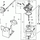 HT3810K2 SA LAWN TRACTOR, JPN, VIN# HT3810-5200001 TO HT3810-5299999 Carburetor (ht3810-k1-k2)