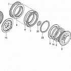 H4013 SAN-A LAWN TRACTOR, JPN, VIN# MZAR-1000001 TO MZAR-1999999 Clutch (h4013)