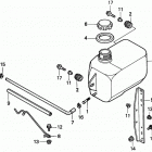 H2113 HMA LAWN TRACTOR, USA, VIN# MZBF-6200001 Топливный бак