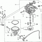HA4118 H38A LAWN TRACTOR, USA, VIN# MZCH-6000001 Карбюратор