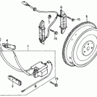 HT3813K1 SA LAWN TRACTOR, JPN, VIN# HT3813-5100001 TO HT3813-5199999 Ignition Coil + Flywheel (ht3813-k1-4213)