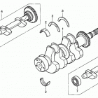 H5518 AC2-B MULTI-PURPOSE TRACTOR, JPN, VIN# TZAC-3600001 Коленвал