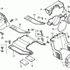 HT3810K2 SA LAWN TRACTOR, JPN, VIN# HT3810-5200001 TO HT3810-5299999 Floor + Rear Fender