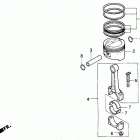 H4514H HSA-A LAWN TRACTOR, JPN, VIN# MZAS-1000001 TO MZAS-1999999 Piston (h4514h)
