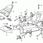 HT4213 SA LAWN TRACTOR, JPN, VIN# MAAT-5000001 TO MAAT-5099999 Cutter Housing + Belt Cover (ht4213)