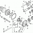 H5518 AC2-B MULTI-PURPOSE TRACTOR, JPN, VIN# TZAC-3600001 Rear Differential Gear