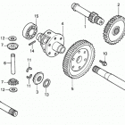 H4518H HSA-A LAWN TRACTOR, JPN, VIN# MZAT-1000001 TO MZAT-1999999 Differential Gear (h4514h, H4518h)