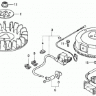 H4013 SAN-A LAWN TRACTOR, JPN, VIN# MZAR-1000001 TO MZAR-1999999 Flywheel (h4013)