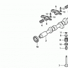 H6522 A4 COMPACT TRACTOR, JPN, VIN# TZAD-1000001 TO TZAD-1001869 Распределительный вал