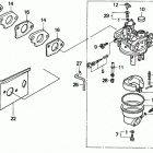 H2113 HMA LAWN TRACTOR, USA, VIN# MZBF-6200001 Карбюратор
