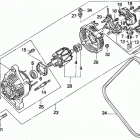 H6522 A4 COMPACT TRACTOR, JPN, VIN# TZAD-1000001 TO TZAD-1001869 Генератор