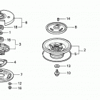 H4013 SAN-A LAWN TRACTOR, JPN, VIN# MZAR-1000001 TO MZAR-1999999 P.t.o. Clutch (h4013)