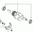 HT3810K2 SA LAWN TRACTOR, JPN, VIN# HT3810-5200001 TO HT3810-5299999 Crankshaft + Balancer Weight (ht3810-k1-k2)