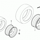 H6522 A4 COMPACT TRACTOR, JPN, VIN# TZAD-1000001 TO TZAD-1001869 Колеса
