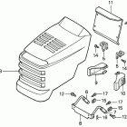 HA4118 H38A LAWN TRACTOR, USA, VIN# MZCH-6000001 Капот