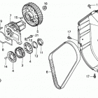 H4514H HSA-A LAWN TRACTOR, JPN, VIN# MZAS-1000001 TO MZAS-1999999 Water Pump + Timing Belt (h4514h)