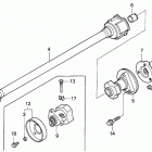 H4518H HSA-A LAWN TRACTOR, JPN, VIN# MZAT-1000001 TO MZAT-1999999 Propeller Shaft (h4514h, H4518h)