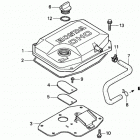 H5518 AC2-B MULTI-PURPOSE TRACTOR, JPN, VIN# TZAC-3600001 Крышка головки цилиндров