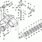 H6522 A4 COMPACT TRACTOR, JPN, VIN# TZAD-1000001 TO TZAD-1001869 Middle P.t.o. Brake