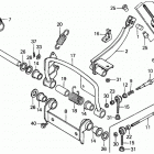 HT3810K2 SA LAWN TRACTOR, JPN, VIN# HT3810-5200001 TO HT3810-5299999 Clutch Arm + Damper