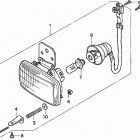 H5518 NA2-B MULTI-PURPOSE TRACTOR, JPN, VIN# TZAC-2000001 TO TZAC-2499999 Фара