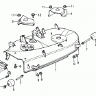 HT3810K2 SA LAWN TRACTOR, JPN, VIN# HT3810-5200001 TO HT3810-5299999 Cutter Housing + Belt Cover (ht3810k2-3813k1)