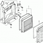 H4518H HSA-A LAWN TRACTOR, JPN, VIN# MZAT-1000001 TO MZAT-1999999 Air Cleaner (h4518h)