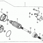 HT3810K2 SA LAWN TRACTOR, JPN, VIN# HT3810-5200001 TO HT3810-5299999 Starter Motor (ht3810-k1-k2)